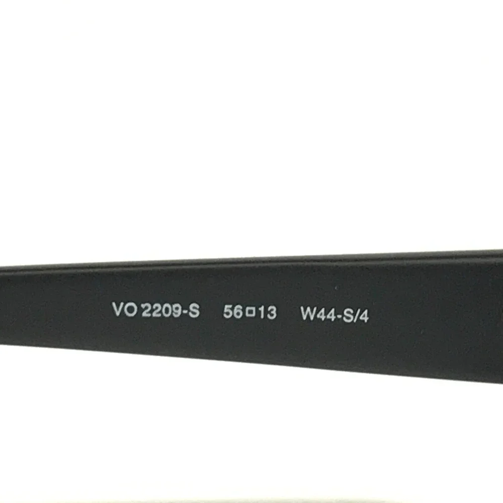 Vogue Sunglasses VO2209-S W44/S4 Black Rectangular Frames with Blue Lenses